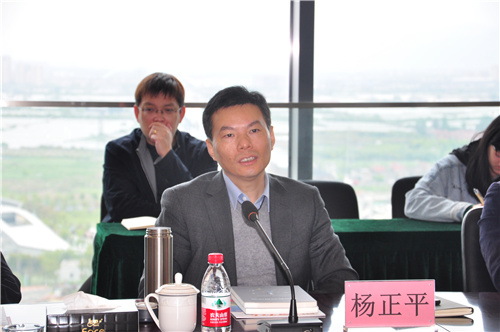 江北区杨正平区长一行莅临荣耀体育网页版-荣耀体育(中国)官方传感调研指导工作