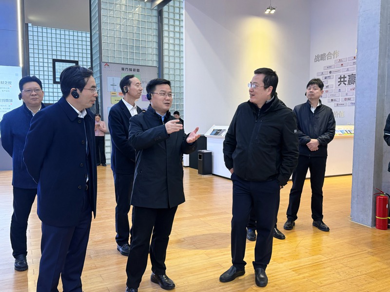 宁波市人大常委会党组书记、主任傅祖民一行莅临荣耀体育网页版-荣耀体育(中国)官方传感调研指导  宁波荣耀体育网页版-荣耀体育(中国)官方传感科技